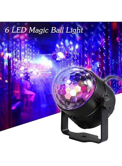6 Led Remote Control Magic Ball Led Light Multicolour 197grams