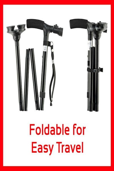 Foldable Magic Cane With LED Light