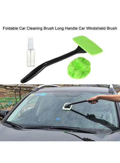 فرشاة تنظيف السيارة القابلة للطي، فرشاة الزجاج الأمامي للسيارة بمقبض طويل