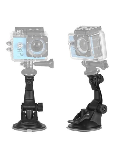 Car Suction Cup Mount For GoPro Hero 7/6/5/4/SJCAM/YI Black