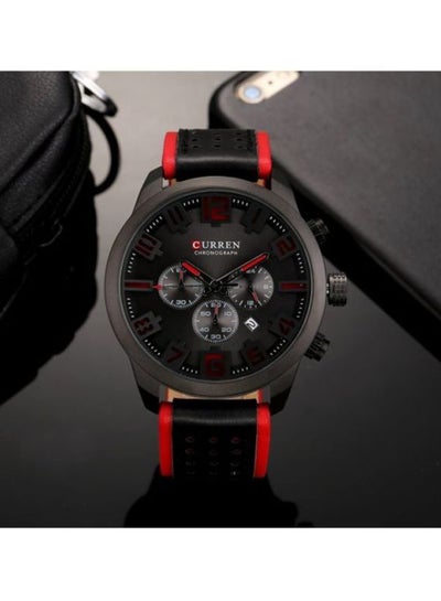 men Water Resistant Chronograph Watch WT-CU-8289-R