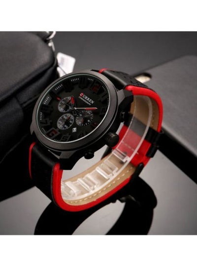 men Water Resistant Chronograph Watch WT-CU-8289-R