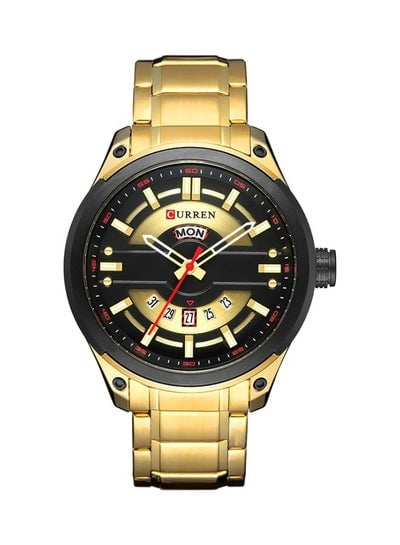 Men's Water Resistant Analog Watch WT-CU-8319-GO