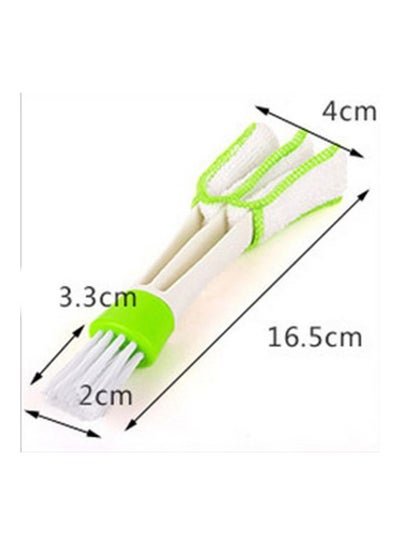 فرشاة تنظيف مكيف هواء السيارة أبيض/أخضر 45 جرام