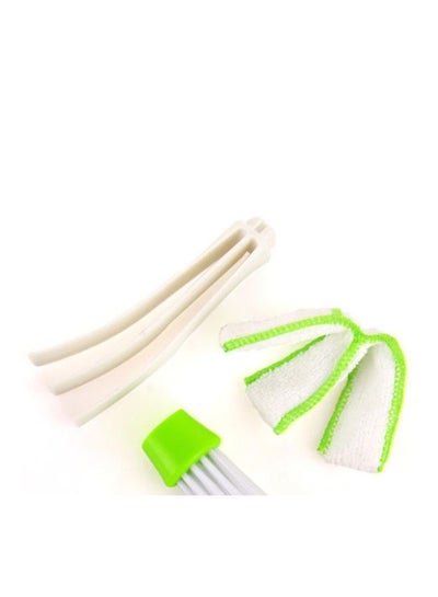 فرشاة تنظيف مكيف هواء السيارة أبيض/أخضر 45 جرام