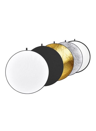 5-In-1 Foldable Reflector Board 80cm Gold/White/Black
