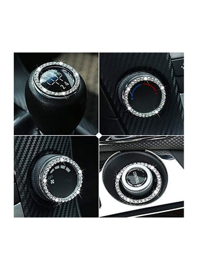 Auto Engine Stop Knob Decorative Crystal