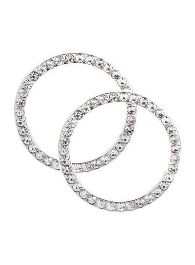 2-Piece Auto Engine Knob Decorative Crystal