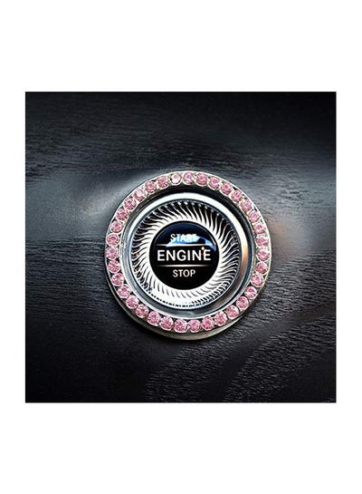 2-Piece Auto Engine Knob Decorative Crystal