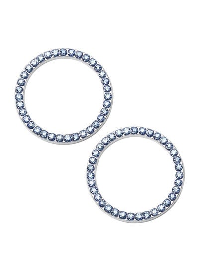 2-Piece Auto Engine Knob Decorative Crystal