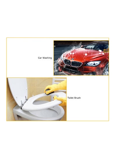 زوج من قفازات التنظيف المنزلية أصفر L