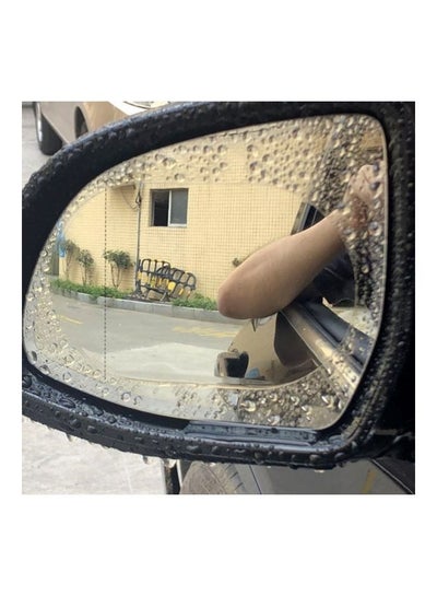 2-Piece Waterproof Car Rearview Mirror Protective Film