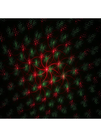 جهاز عرض ليزر صغير LED باللونين الأحمر والأخضر وإضاءة المسرح بقابس أمريكي باللون الأزرق