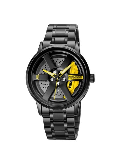 Men's Wheels Rolling Creative Fashion Butterfly Double Snap Watch 7871YL