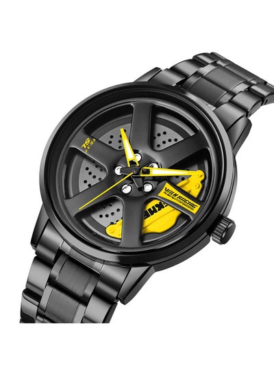 Men's Wheels Rolling Creative Fashion Butterfly Double Snap Watch 7871YL
