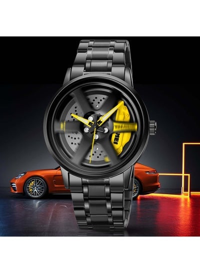 Men's Wheels Rolling Creative Fashion Butterfly Double Snap Watch 7871YL