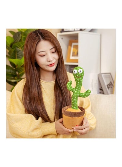 دمية صبار راقصة تغني ومتحدثة من القطيفة 24x10.8x69.5سم