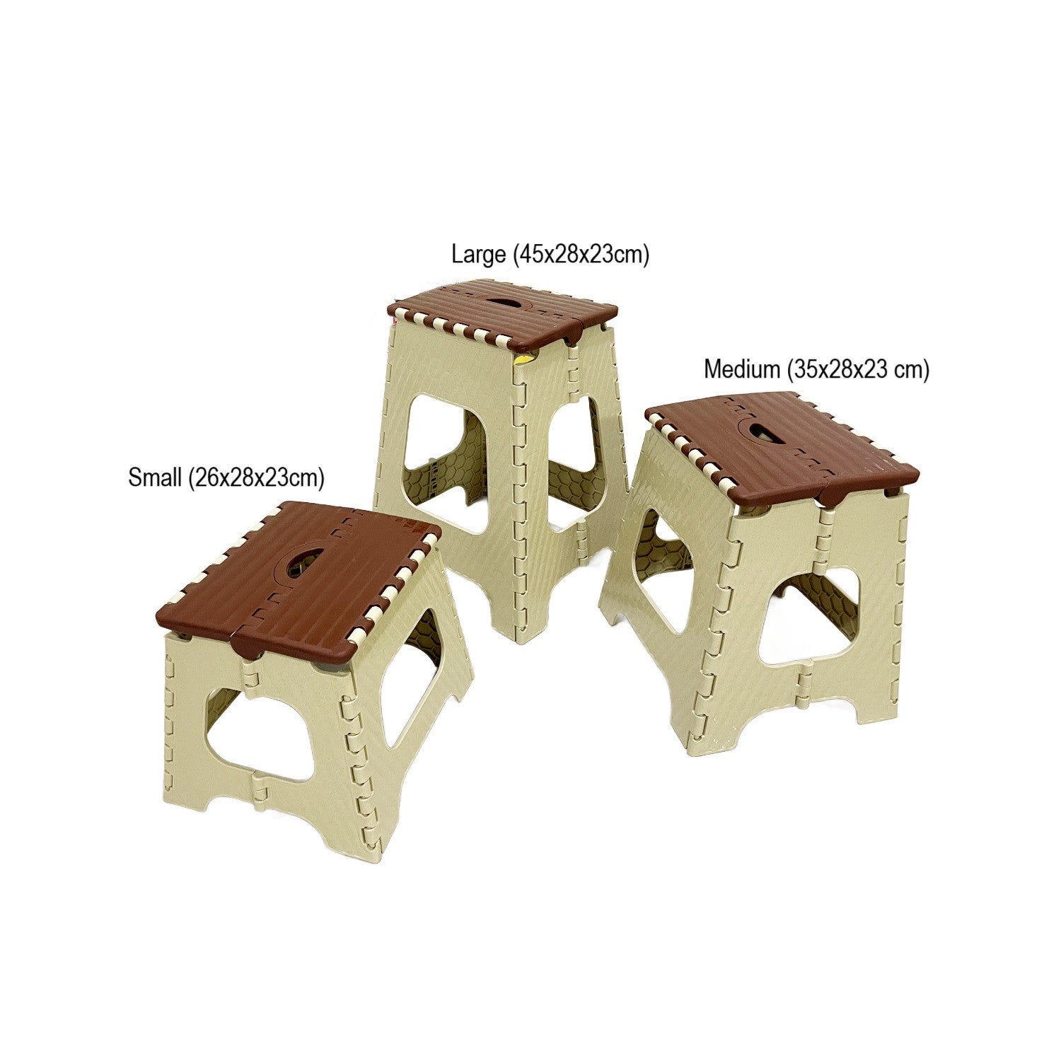 Folding Stool Large Size (45x28x23cm) Magic Folding Chair