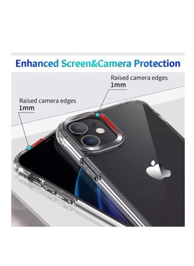 جراب iPhone 12 Mini الشفاف عالي الجودة 12 غطاء صغير مقاوم للصدمات مقاس 5.4 بوصة لهاتف iPhone 12 Mini