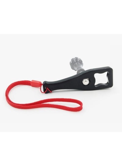 مفتاح ربط صامولة بلاستيكي لكاميرات الحركة جو برو هيرو 7، 6، 4، 5، SJCAM أحمر وأسود