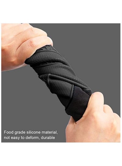 Silicone Oven Mitts with Quilted Lining Heat Proof Baking Gloves with Maximum Protection against Heat and Steam Waterproof Pot Holder Gloves for Baking Cooking and Grilling