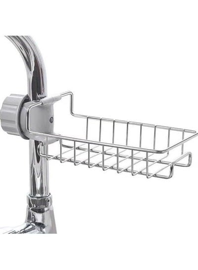 Faucet Shelf Stainless Steel Kitchen Storage Rack - Silver