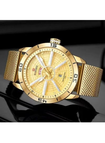 Men's WT-NF-9155-GO Stainless Steel Analog Watch - Gold