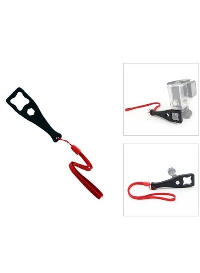 مفتاح ربط صامولة بلاستيكي لكاميرات الحركة جو برو هيرو 7، 6، 4، 5، SJCAM أحمر وأسود