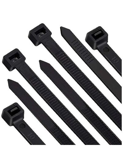 Cable Ties 100mm, 100 Pieces Pack Self-Locking Heavy Duty Nylon Plastic Zip Ties Wraps For Home, Office and Outdoor