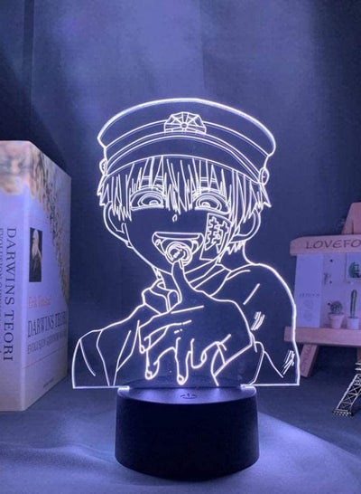 3D Night Light Illusion Led Lamps Decor lamp for Kids 3D Lamp Anime Toilet Bound Hanako Kun LED Night Light for Room Decor Nightlight Birthday Gift Toilet Bound Hanako Kun Night Lamp