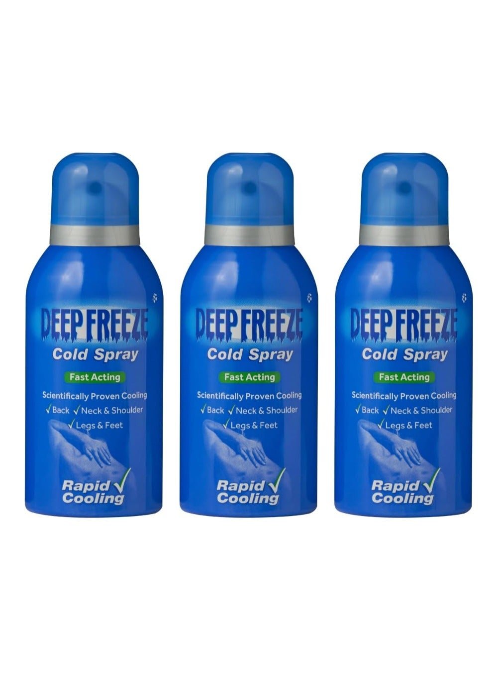 Deep Freeze Pain Relief Cold Spray 150Ml 3PCS
