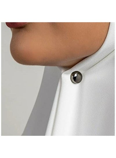 4 قطع دبابيس حجاب مغناطيسية متعددة الوظائف أقوى قوة تجارية وشاح ملون دبابيس صغيرة للنساء شكل دائري