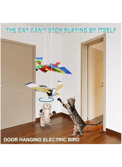 Electronic Simulation Flying Bird Interactive Toys for Cats