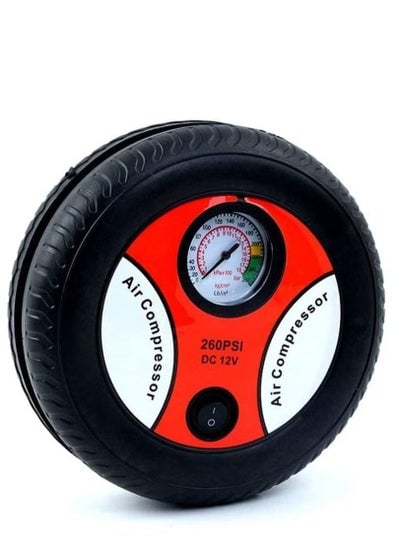 مضخة ضاغط الهواء المحمولة 260PSI DC12v سيارة كهربائية صغيرة