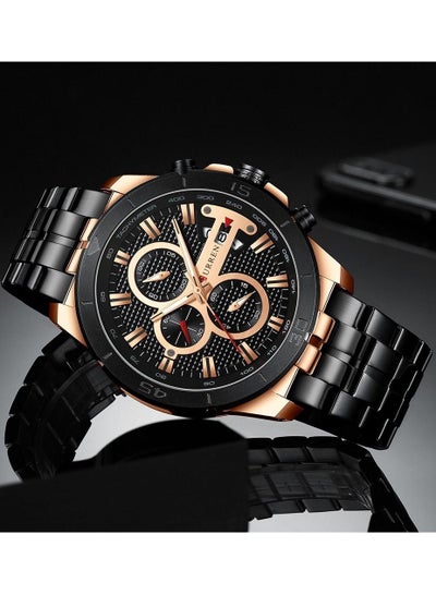 Multi-Functional Stainless Steel Men's Chronograph Watch 8337
