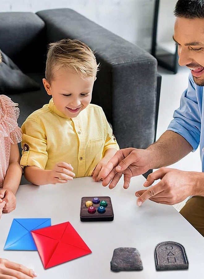 Eworld 5-in-1 Korean Traditional Game Set, Includes Gonggi, Jebi Chagi, Biseokchigi, Paeng-i, Ddakji Folk Game Collection for Kids and Adults.