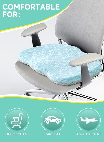 وسادة جل لمقعد التبريد للمكتب والمنزل والسيارة والكرسي المتحرك وعرق النسا وتخفيف آلام الظهر
