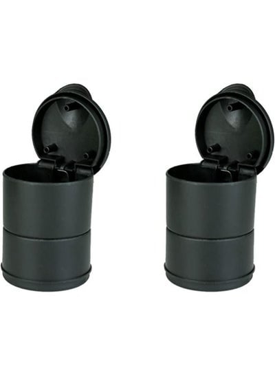 2 Pieces Portable Auto Car Truck with Lid for Office Home Car Ashtray