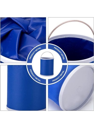 Water Bucket Collapsible Handy Basket Folding Water Container Collapsible Foot Bath Tub Folding Bucket Portable for Camping, Fishing, Boating, Hiking
