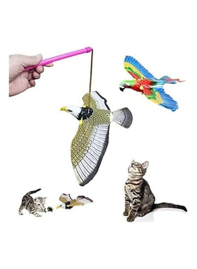 Electronic Simulation Flying Bird Interactive Toys for Cats