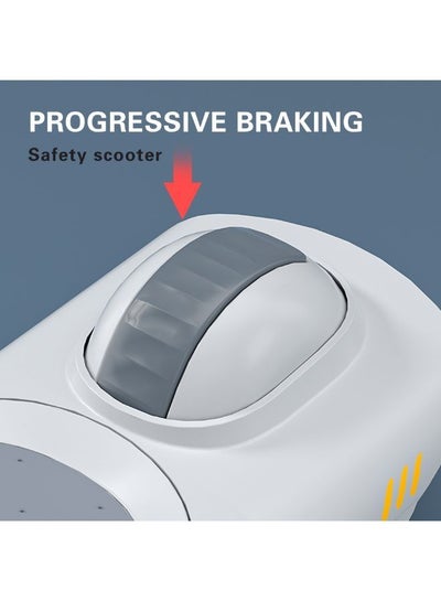 سكوتر 2 في 1 قابل للطي للأطفال مع مقعد قابل للإزالة ومقود قابل للتعديل