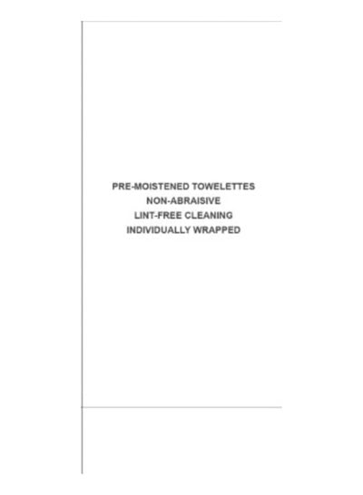 220 قطعة من مناديل تنظيف العدسات المبللة مسبقًا والمغلفة بشكل فردي من الألياف الدقيقة