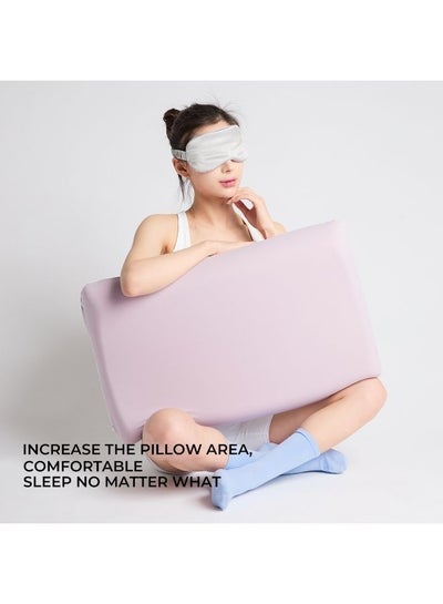 وسادة مريحة من إسفنج الذاكرة - وسادة عنق محيطية للنوم، ودعم العظام لتقويم العظام، وتخفيف آلام الرقبة والكتف، مريحة لنائمي الجانب والظهر والمعدة