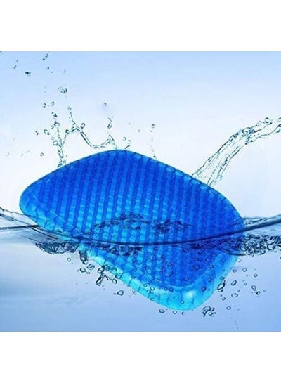 Premium All Gel Orthopedic Seat Cushion Pad for Car, Office Chair, Wheelchair, or Home Pressure Sore Relief