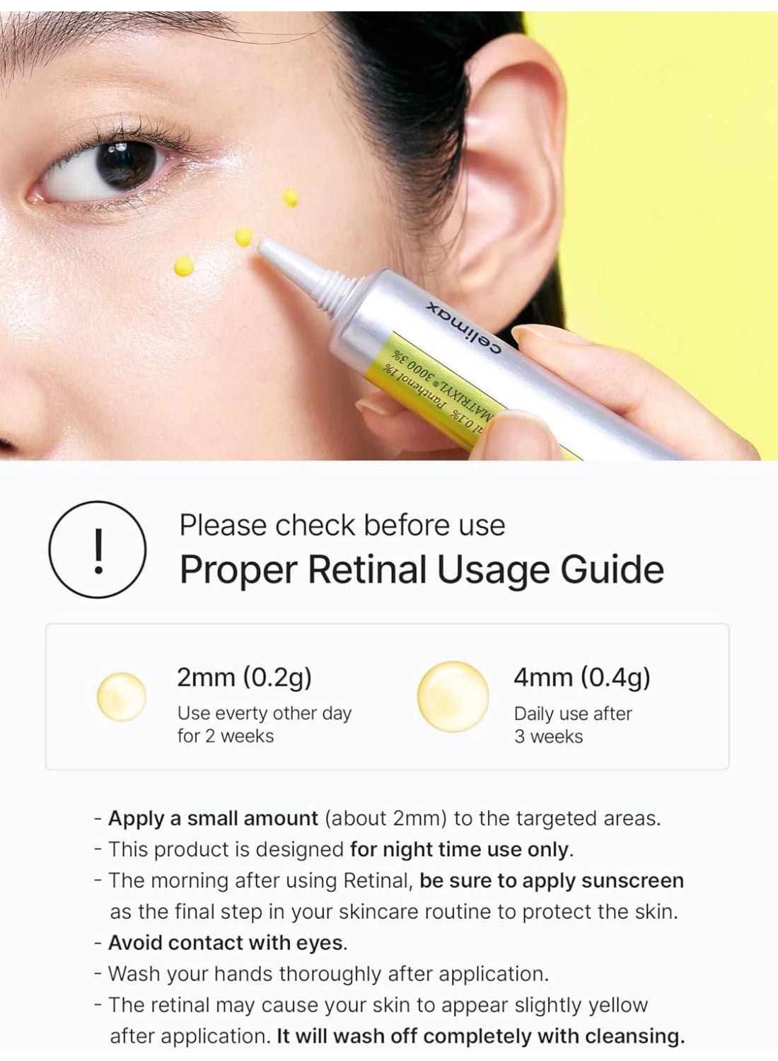 Celimax The Vita A Retinal Shot Tightening Booster with Liposomized Retinal, Matryxyl, Pore Minimizer, Wrinkles & Fine Lines, Firmer Skin, 15ml