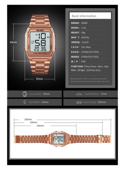 Military Sport Watches Waterproof Men Watches Top Brand Watch Electronic LED Digital Watch Men Relogio Masculino SKMEI 1735