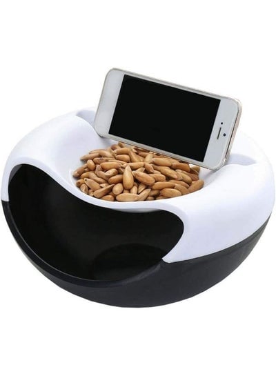 Multifunctional Snack Box Storage Box Double Layer Container Household Snack Serving Dish Organizer