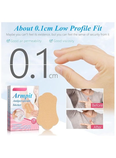 12 قطعة من الرقع اللاصقة التي تمتص العرق للاستعمال مرة واحدة