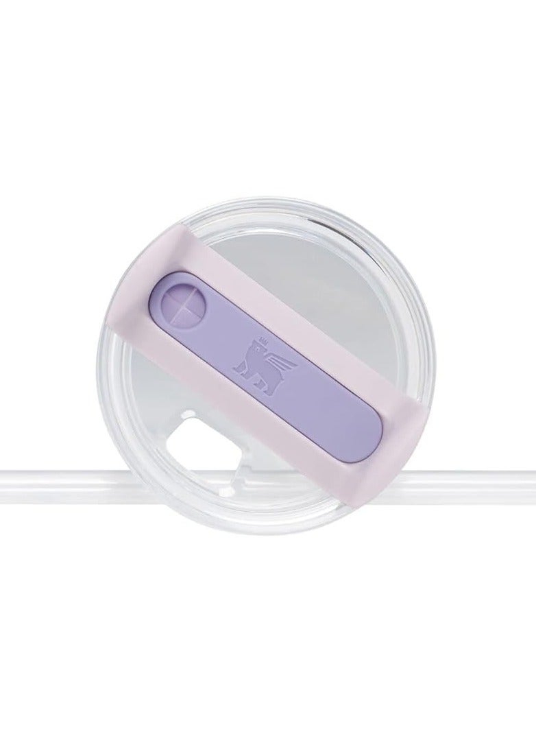 Stanley Quencher H2.0 Flow State 40oz Orchid Stainless Steel Vacuum Insulated Tumbler with Lid, Straw and 3 Straw Stoppers for Water and Iced Tea, Cold Retention in Pack of 1 & 2