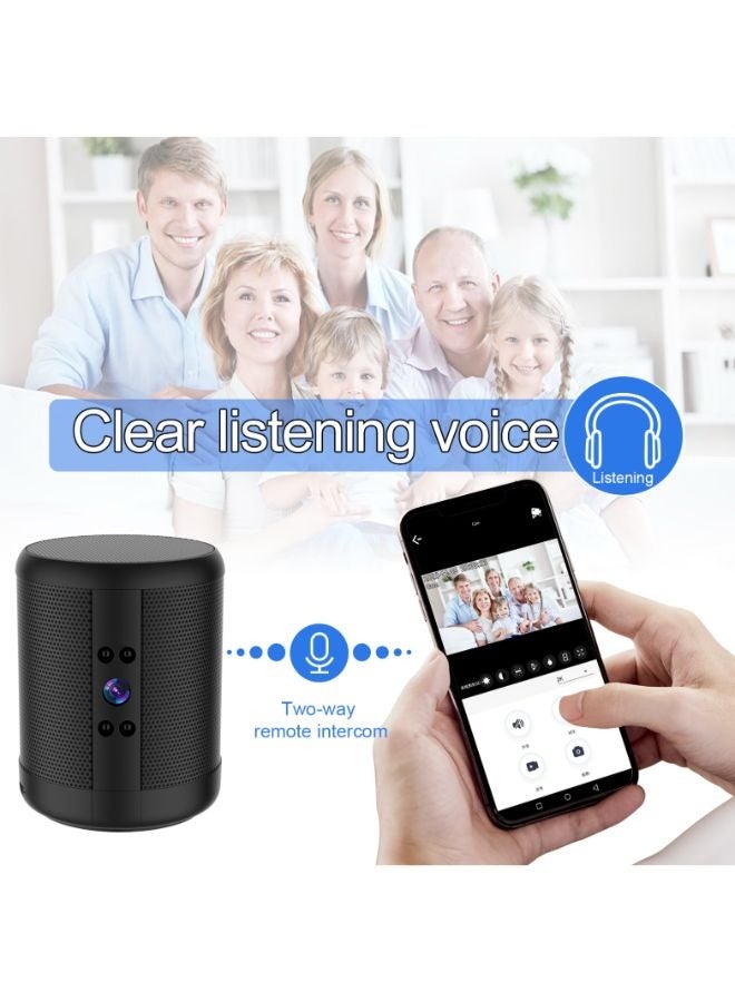 Rechargeable 4K HD Mini Wifi Camera Portable Bluetooth Speaker Home Security Camera